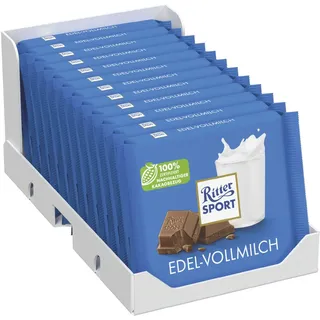 Ritter Sport Bunte Vielfalt  Edel Vollmilch 12 x 100 g (1,2 kg)