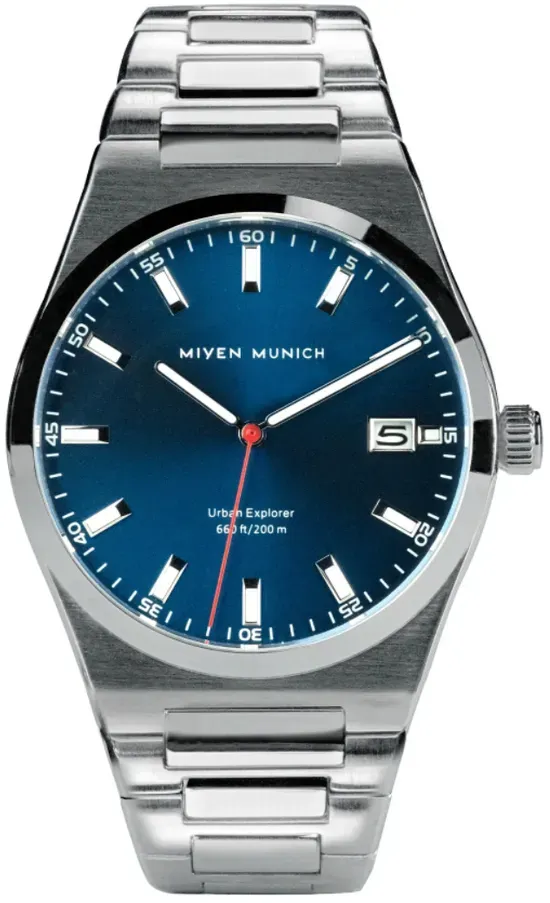 MIYEN MUNICH - URBAN EXPLORER - Blue - steel / 42 MM