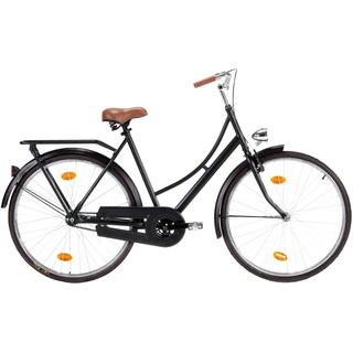 vidaXL Hollandrad 28 Zoll RH 57 cm Damen matte black