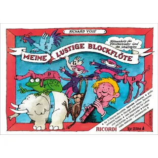 RICORDI Meine lustige Blockflöte - Band 1 (Barocke Griffweise)