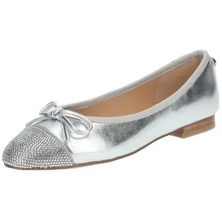 Steve Madden Ballerinas Leder/Textil Ballerina silberfarben 39 EU