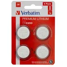 1x4 Verbatim CR 2450 Lithium Batterie           49535
