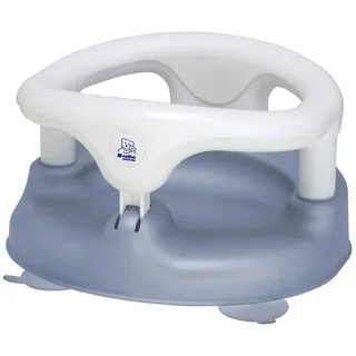 Rotho Babydesign Badewannensitz blau - Rutschfeste und hoher Sitzkomfort mit Kindersicherung - Sitzhilfe - Badesitz