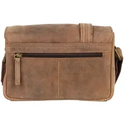 Kalahari KAAMA LS-30 Fototasche Leder (Kamera Schultertasche), Kameratasche, Braun