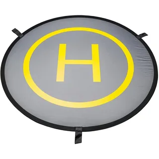 Mantona Drohnen-Landeplatz faltbar, Ø 107cm (107 cm), Hintergrundsystem, Grau