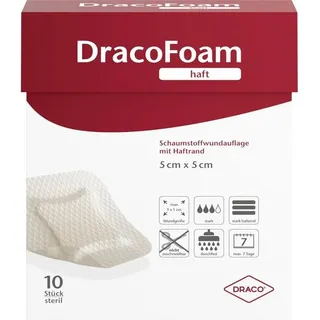 dr. ausbüttel gmbh & co. kg Dracofoam Haft Schaumstoff Wundauflage 5x5cm
