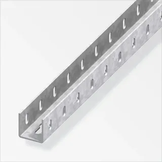 Alfer - U-profil 1,5 X 35,5 X 1000 Mm Verzinkt Gelocht Profil U Schiene