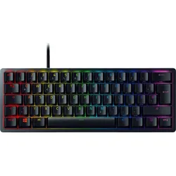RAZER Huntsman Mini (Red Switch) Snap Tap Deutsches Layout, Gaming Tastatur, Opto-Mechanical, Razer Linear Optical Switch (Rot), kabelgebunden, Schwarz