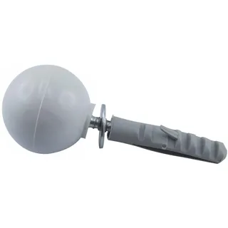 IBFM Türpuffer - Kugelform Kunststoff grau