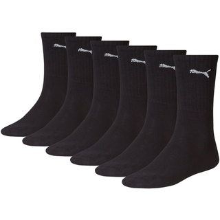 Puma Short Crew Sportsocken Tennis Socken Unisex, Farbe:200 - black, Socken & Strümpfe:43-46 - 43-46