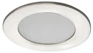 LED Panel Feuchtraum IVIAN Ø8,3cm 4,5W 340lm warmweiß - satin nickel Kanlux 25781