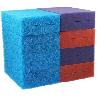 LTWHOME Ersatzschwamm Set passend für Oase BioTec Screenmatic 60/140 (8 Stück)