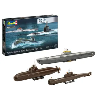 REVELL 70 Jahre Bundeswehr:Wilhelm Bauer,Type 206A,Class2 05186
