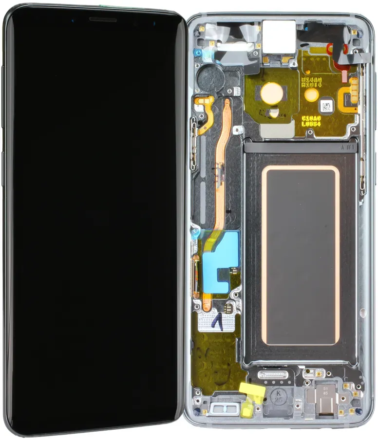 LCD-Kompletteinheit für Samsung Galaxy S9 G960F, Titanium Grey