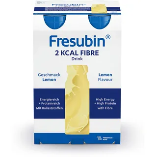 Fresenius Kabi Fresubin 2 kcal fibre Drink Lemon Trinkflasche, 4 x 200 ml, 1er Pack (1 x 2,75 kg)