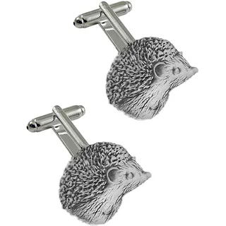 Manschettenknöpfe Igel R156, feines englisches Zinn