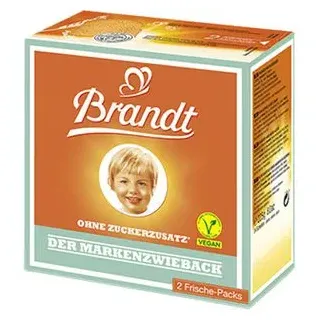 Brandt Zwieback ohne Zuckerzusatz 225 g,