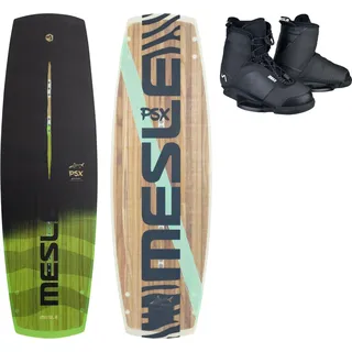 Wakeboard Set PSX 135 cm mit Maxx Bindung Seilbahn Flexboard Kinder grün 135 CM