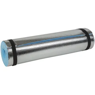 IDENA Isomatte mit Aluminiumbeschichtung, ca. 50 x 180 cm, ca. 7 mm dick, wärmeisolierend, kompakt und leicht, ideal für Yoga, Sport, Camping, Festivals oder am Strand