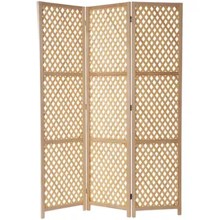 creedwood RAUMTEILER Natur, Holz, 120x170x2 cm, Wohnzimmer, Raumteiler | Paravents, Paravents