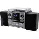 Soundmaster MCD5600SW Stereoanlage Plattenspieler, DAB+, UKW, Bluetooth®, CD, Kassette, USB, 2 x 5W Schwarz