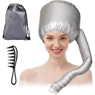 MUYAPAY Trockenhauben für Haare Trockenhaube Haarnetz Plopping mit Verstellbarem Kordelzug Haartrockner-Aufsatz Fönhaube Diffuser Cap Einfach zu Verwenden Stylen Locken Tiefenpflege