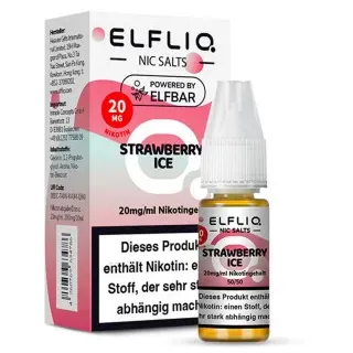 ELFLIQ – Strawberry Ice NicSalt Liquid by ElfBar 10ml / 20mg