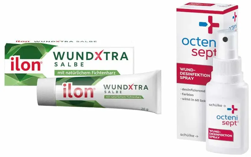 ilon WundXtra + Octenisept Wund- & Desinfektionsspray Set 1 Sparset