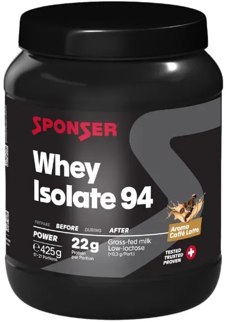 SPONSER Proteingetränk Whey Isolate 94 Caffé Latte | 425 g Dose