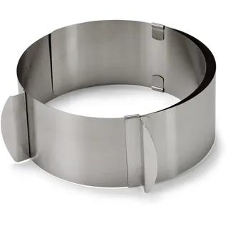 Tchibo - Edelstahl-Tortenring - silber