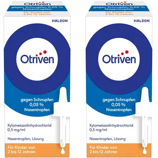 Otriven 0,05% Nasentropfen f.Kinder Doppelpack 2x10 ml
