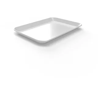 Waca 1304 Auslageplatte Präsentationsplatte 240 x 180 x 17 mm, weiß