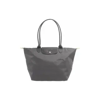 Longchamp Shopper & Totes - Le Pliage Green Tote bag L - Gr. unisize - in Gunmetal - für Damen