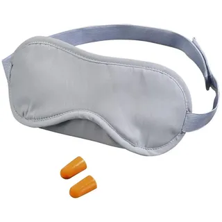 Hama Schlafmaske mit Ohrstöpseln, grau