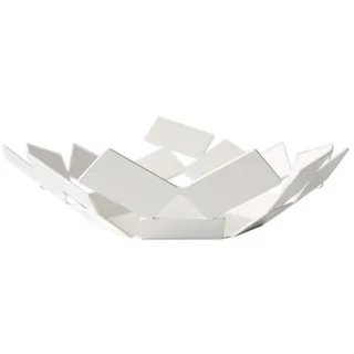 Alessi Alessi, "La Stanza dello Scirocco", Korbschale weiß, 15 x 25 x 16 cm
