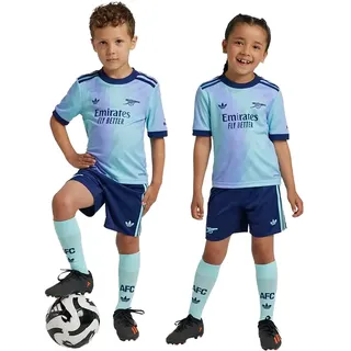 Adidas FC Arsenal 24/25 Mini-Ausweichausrüstung Clear Aqua / Light Flash Purple 98    