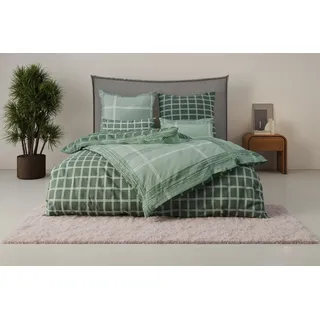 Bruno Banani Tova Karo Grün 155 x 220 cm + 2 x 40 x 80 cm