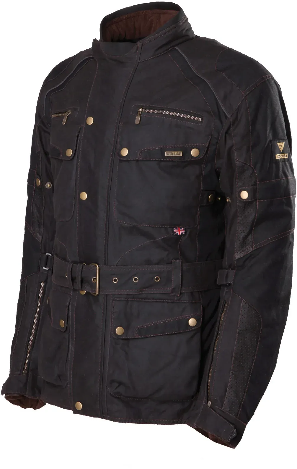 Modeka Glasgow Jacke Schwarz Gr. M