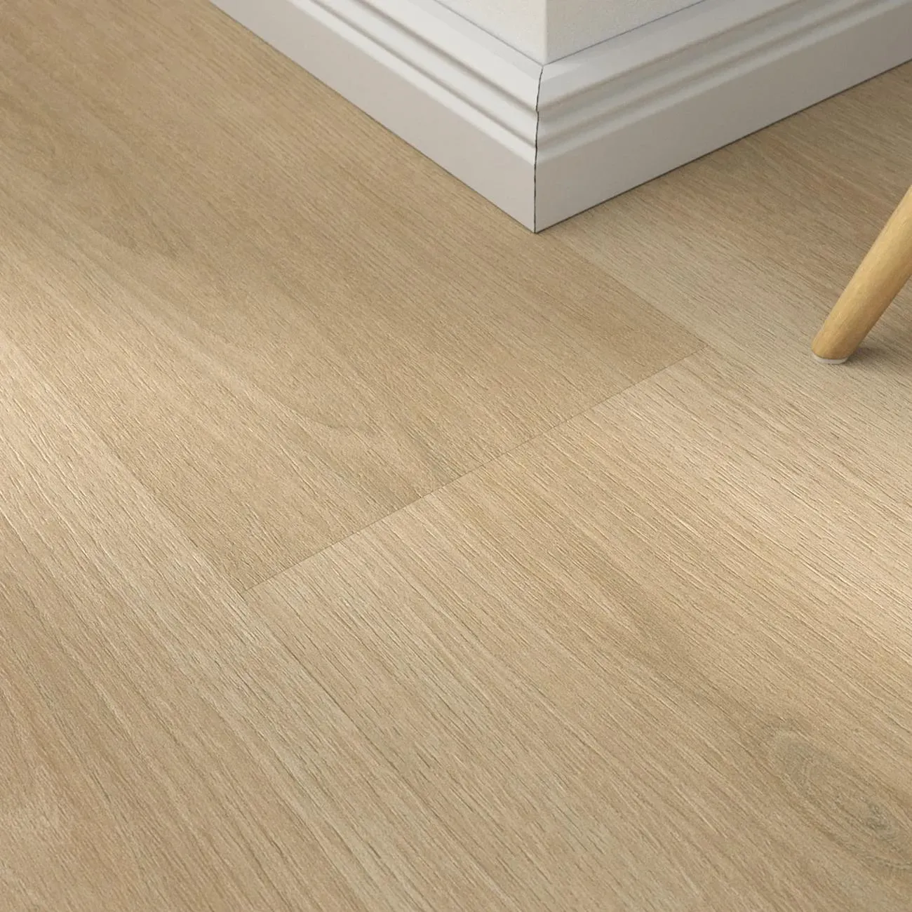 Laminat Chêne Nature – inkl. Dämmung & Fußleisten