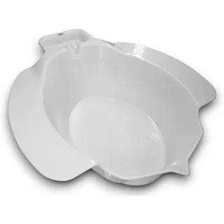 FabaCare Bidet-Einsatz Sitzbad mit Seifenablage, universal, für die Toilette, Sitzbadewanne