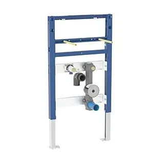 Geberit Duofix Waschtisch-Element 111078002 BH 82 - 98 cm, Standarmatur, mit einer Wasserzählerstrecke