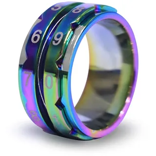 KnitPro K10436 Regenbogen-Ring, Edelstahl, Rainbow, 21,4mm