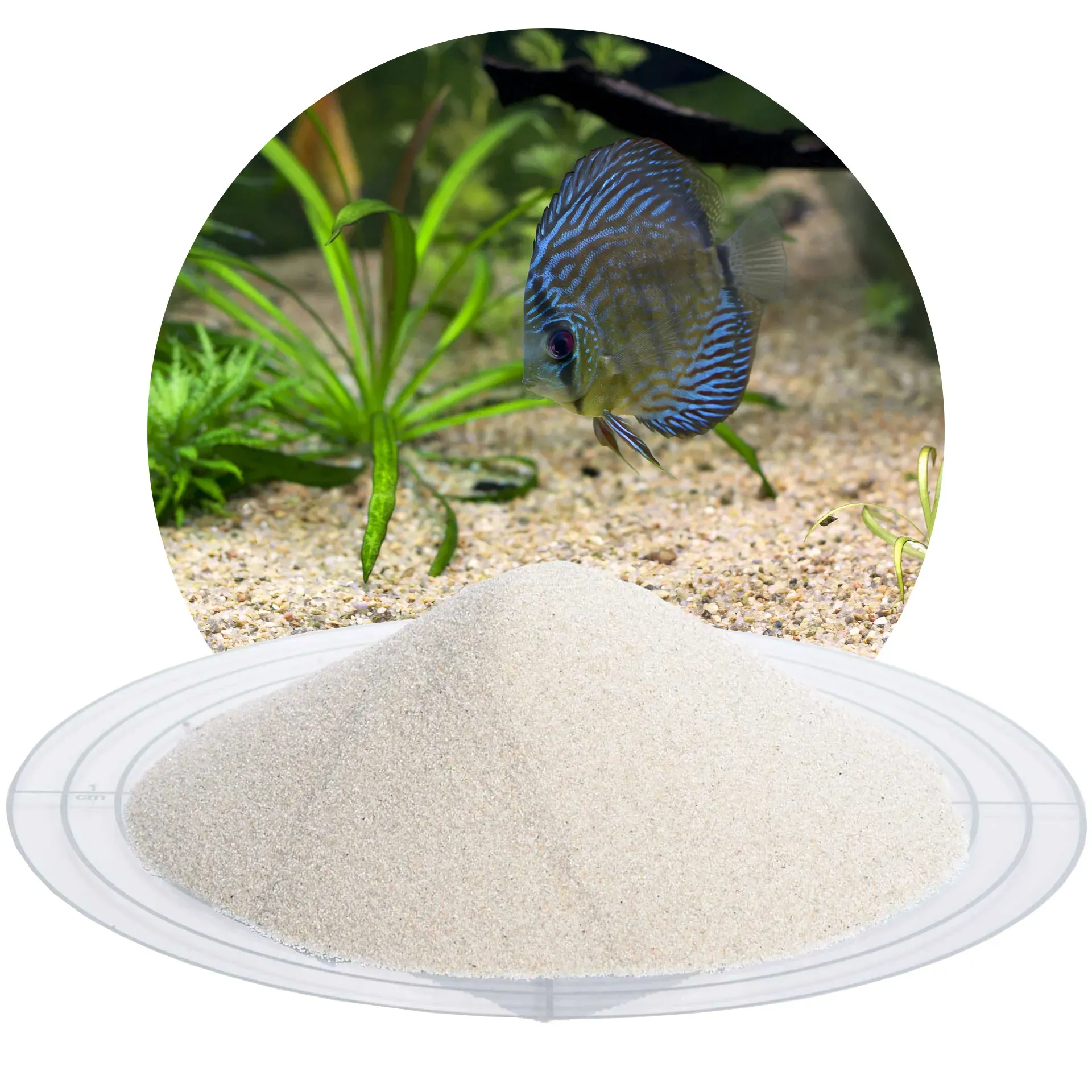 Aquariumsand beige 0,1-0,3 mm - 10 kg Sack