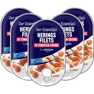 by Amazon MSC Heringsfilets in Tomatensauce, 200g (5er-Pack)