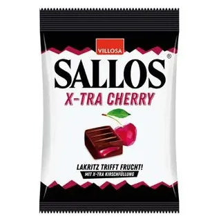 Villosa Kräuterbonbons Sallos X-Tra Cherry, 23 Stück im Beutel, 150 g
