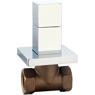 Aloni Absperrventil Unterputzventil Wandventil Eckventil Messing 1/2" quadratisch