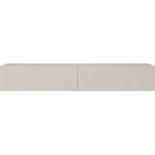 Selsey - veldio - TV-Möbel 175 cm graubeige mit gefräster Front