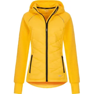 DEPROC Active Strickfleecejacke ELMCOURT WOMEN auch in Großen Größen erhältlich gelb 52 (XXL)