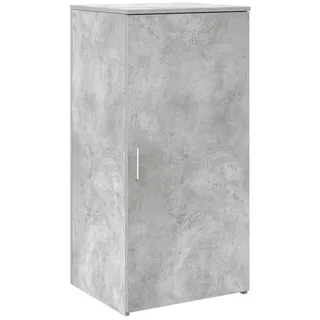 vidaXL Lagerschrank Betongrau 50x45x103,5 cm Holzwerkstoff
