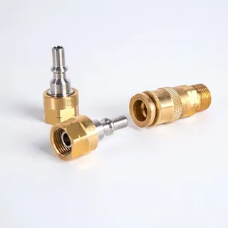 Gazcamp Schnellkupplung 3/8" inkl. Steckkupplung und 2x Stecknippel